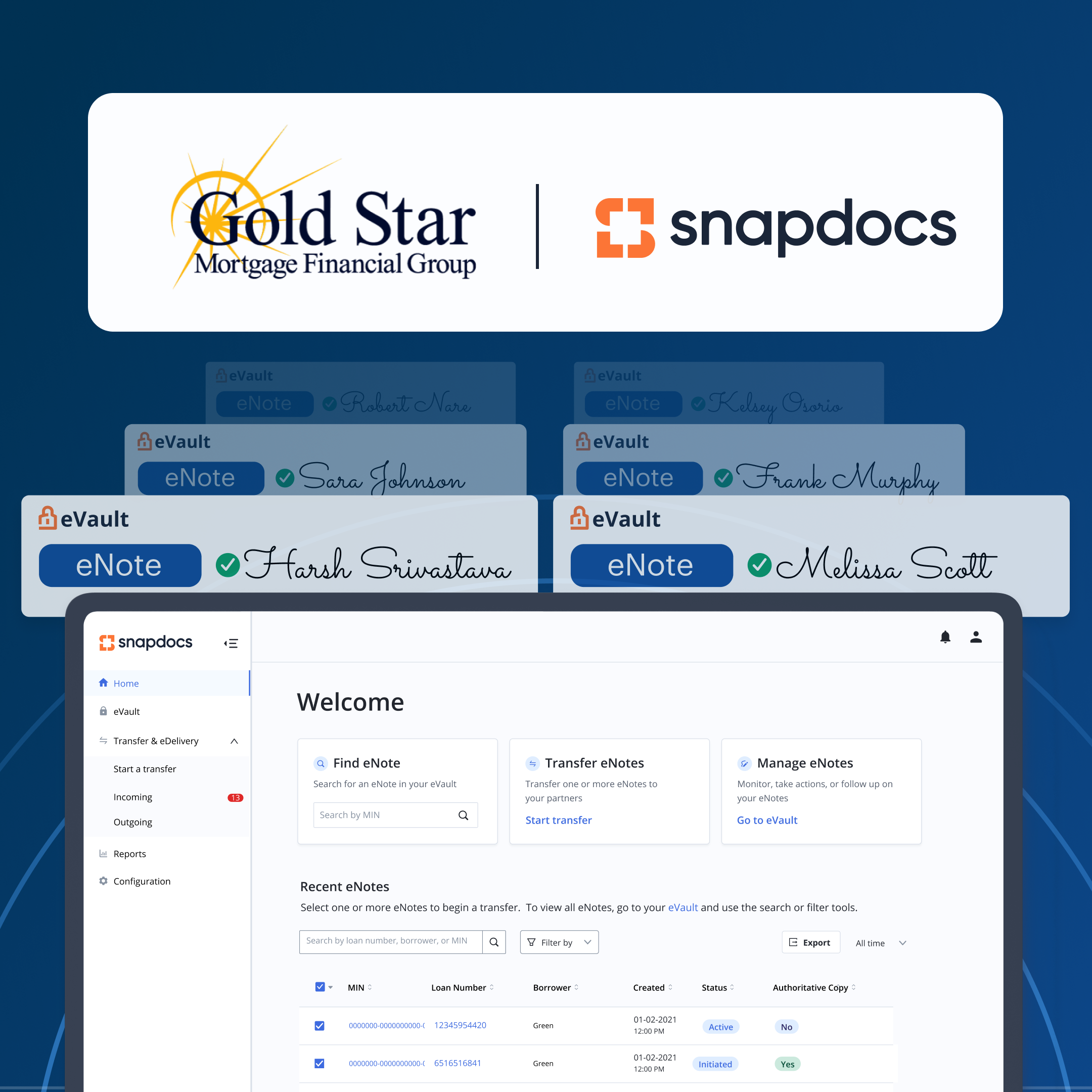 How Gold Star Mortgage Financial Group Reached eNote at Scale with the Snapdocs eVault