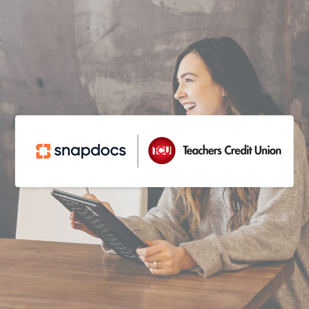 Snapdocs and Teachers Credit Union logos