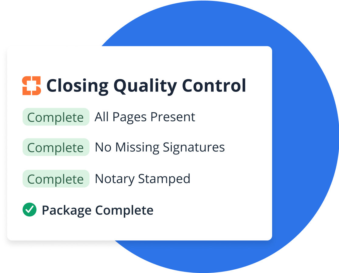 Digital closings are error-free with Snapdocs Closing Quality Control